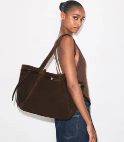 ROMY TOTE BAG AUS WILDLEDER