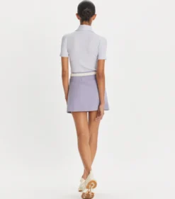 RUFFLE STRETCH GOLF SKIRT