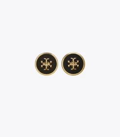 RUNDER ICON OHRSTECKER MIT EMAILLE
