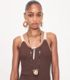 RUNWAY SHELL DROP EARRINGS