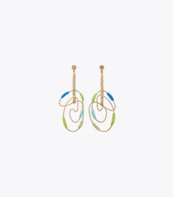 RUNWAY SWIRL HOOP EARRINGS