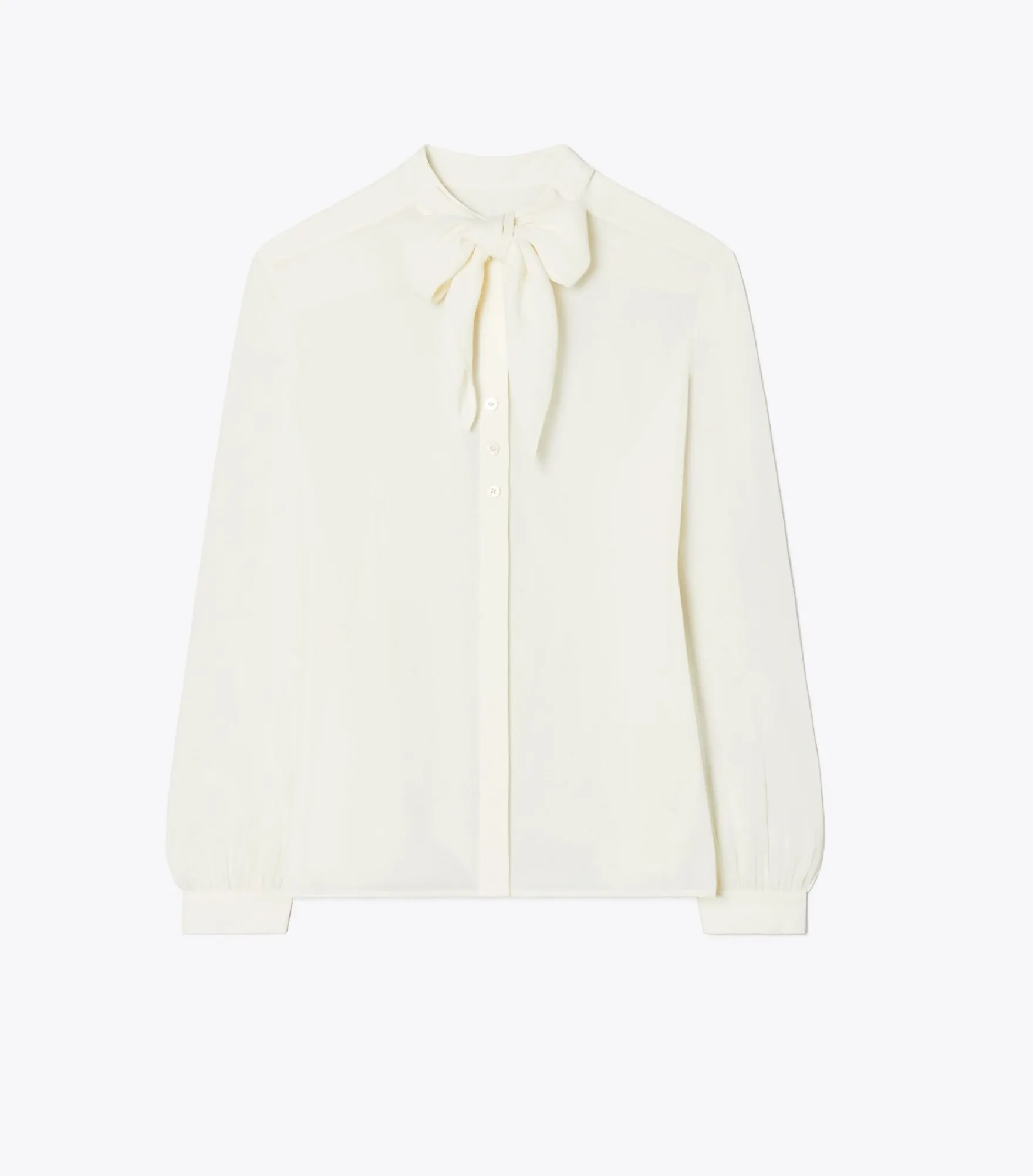 SCHLUPPENBLUSE AUS GEORGETTE