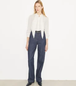 SCHLUPPENBLUSE AUS GEORGETTE