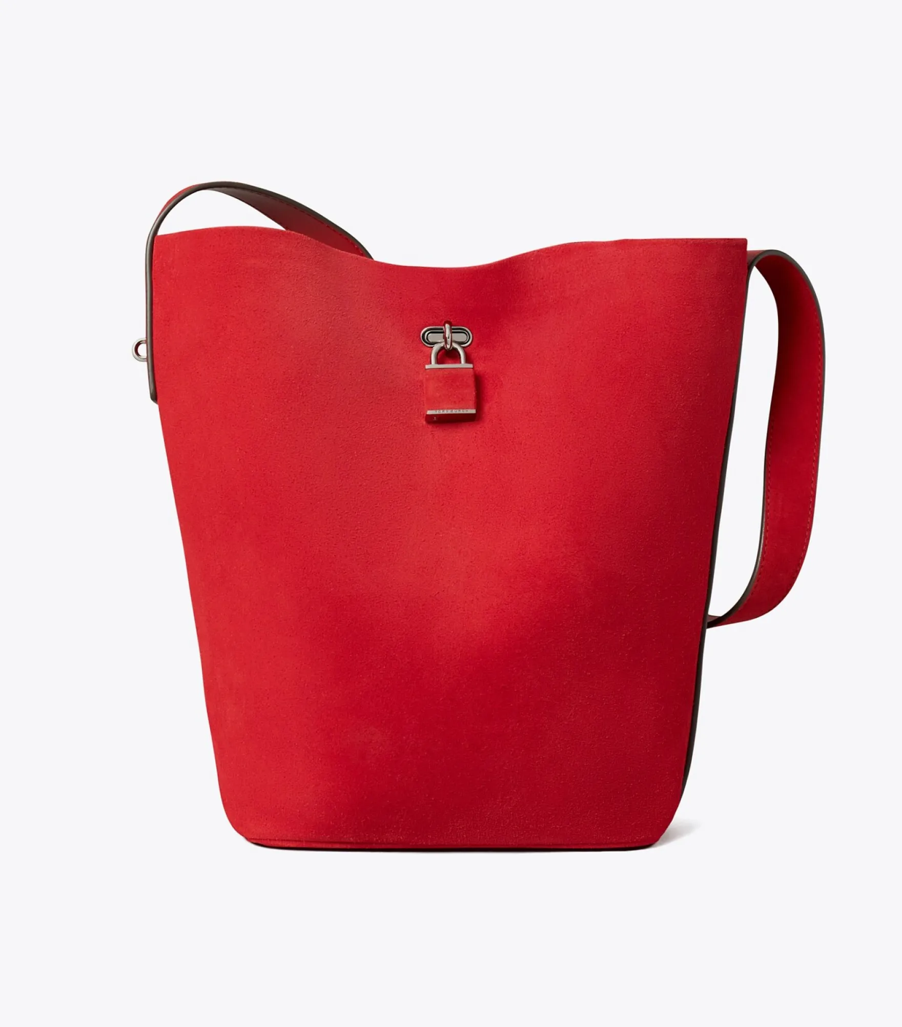 SCHMALE BUCKET BAG AUS WILDLEDER