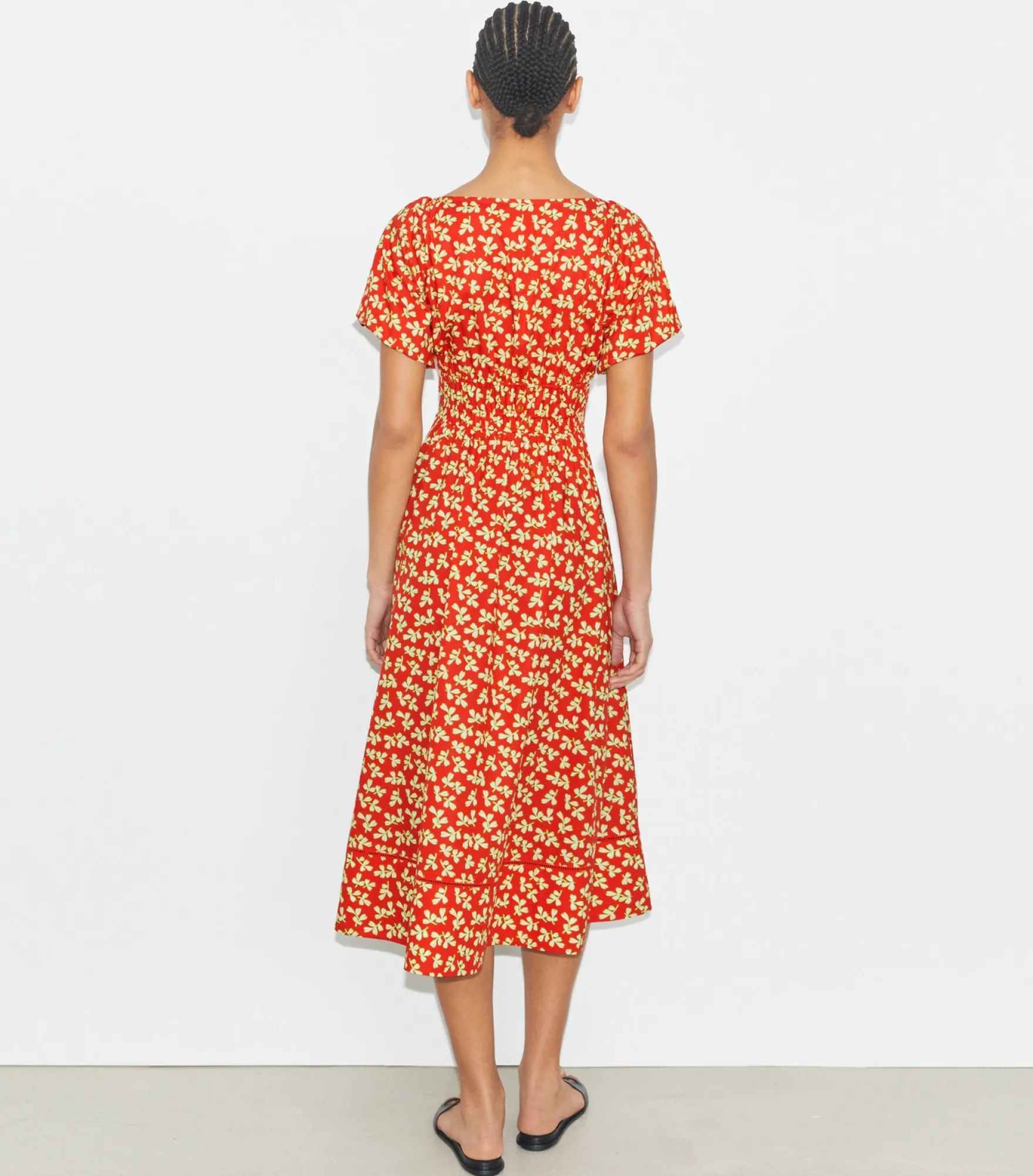SCOOP-NECK DRESS