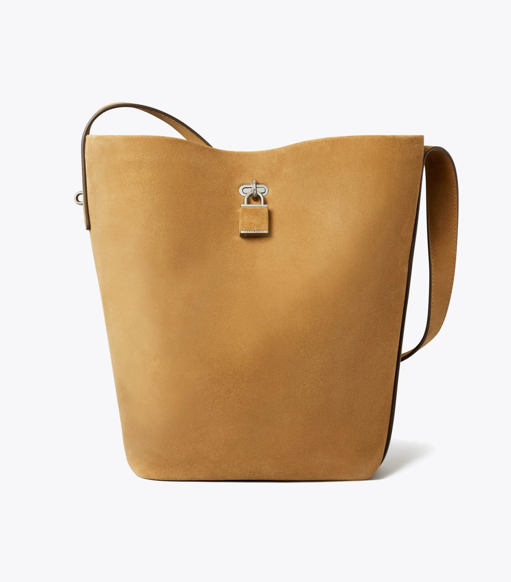 SLIM LOCK BUCKET BAG AUS WILDLEDER