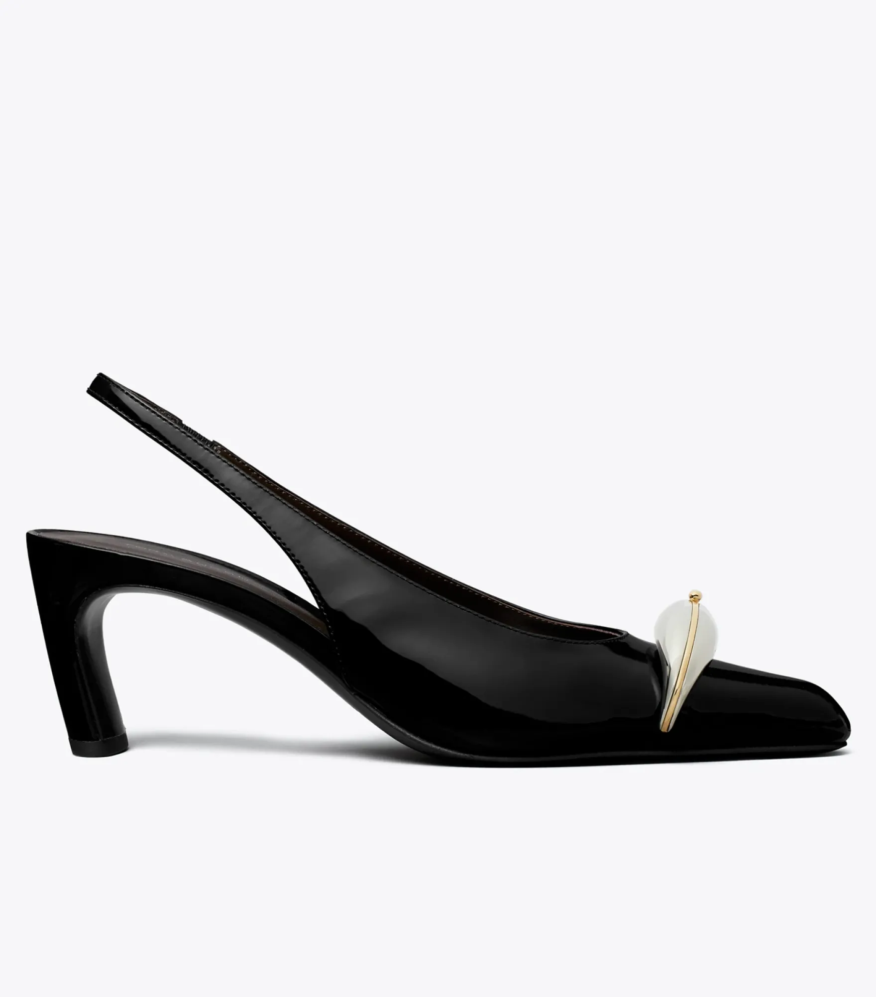 SLINGBACK MIT ABSATZ UND PIERCINGDETAIL