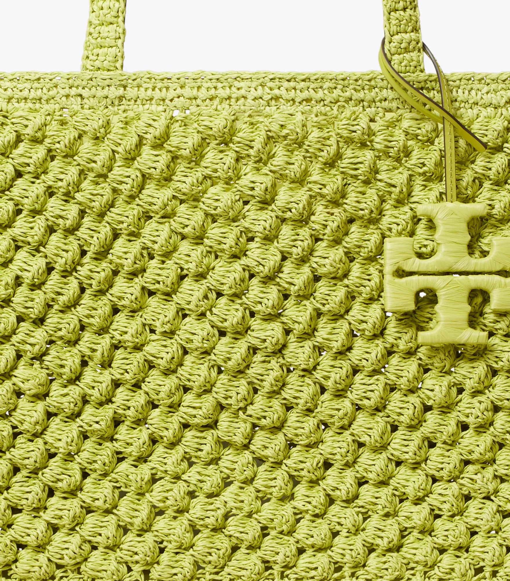 SMALL ELLA HAND-CROCHETED POPCORN TOTE