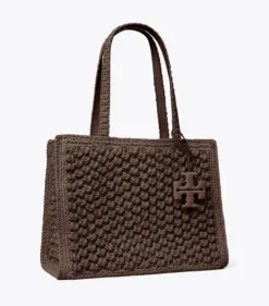 SMALL ELLA HAND-CROCHETED POPCORN TOTE