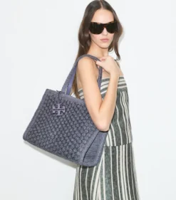 SMALL ELLA HAND-CROCHETED POPCORN TOTE