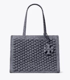 SMALL ELLA HAND-CROCHETED POPCORN TOTE