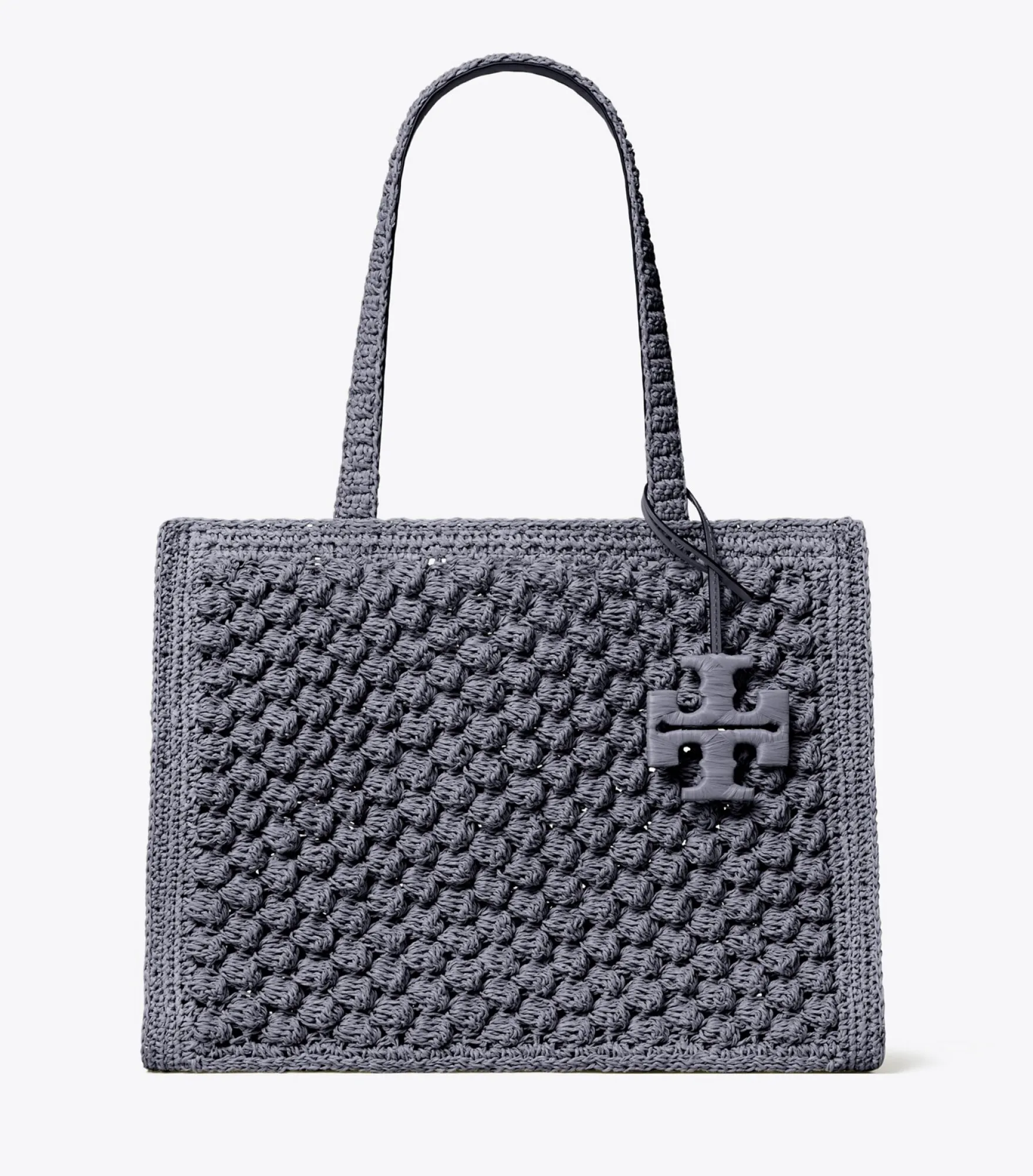SMALL ELLA HAND-CROCHETED POPCORN TOTE