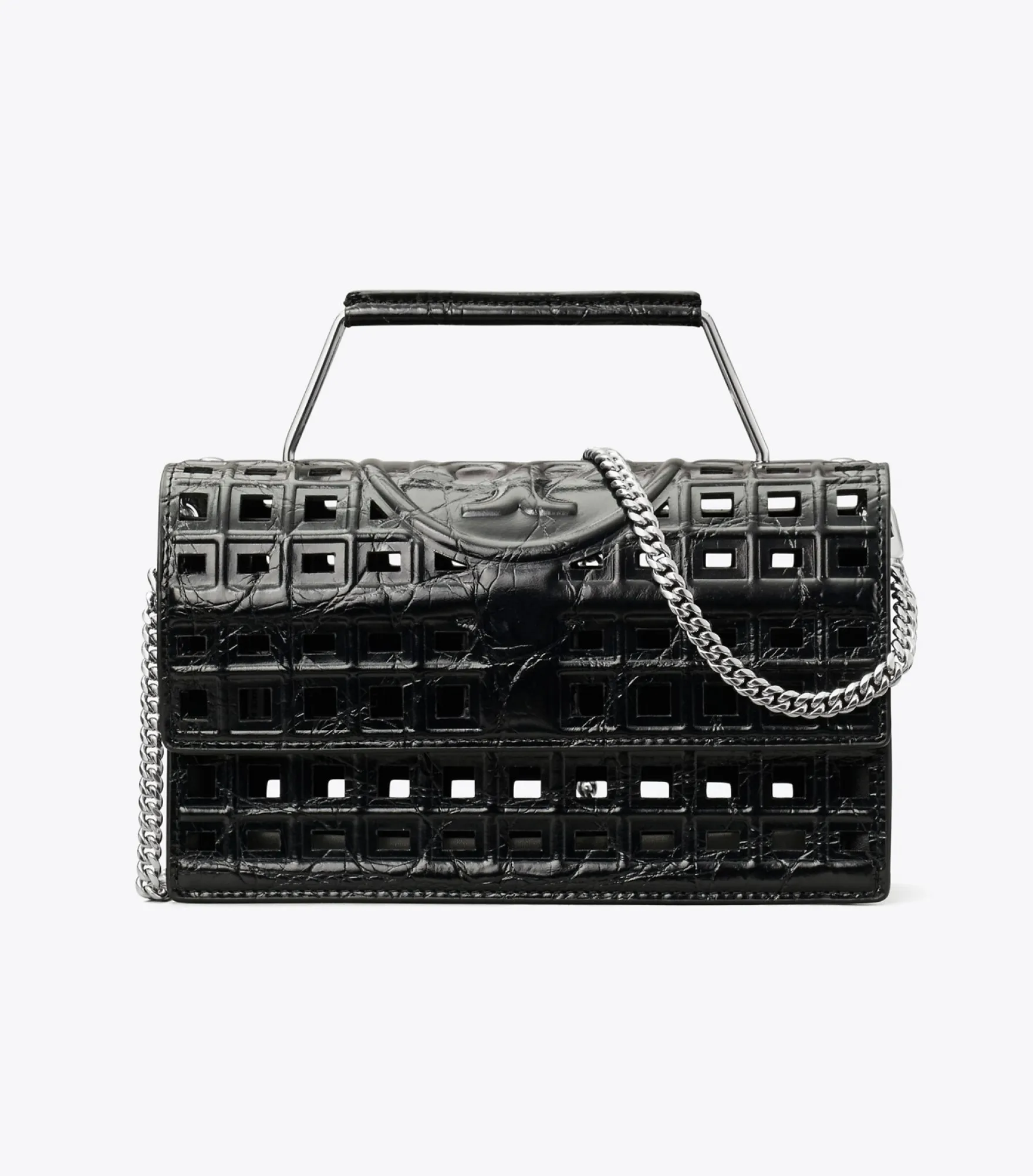 SMALL FLEMING CAGE SHOULDER BAG