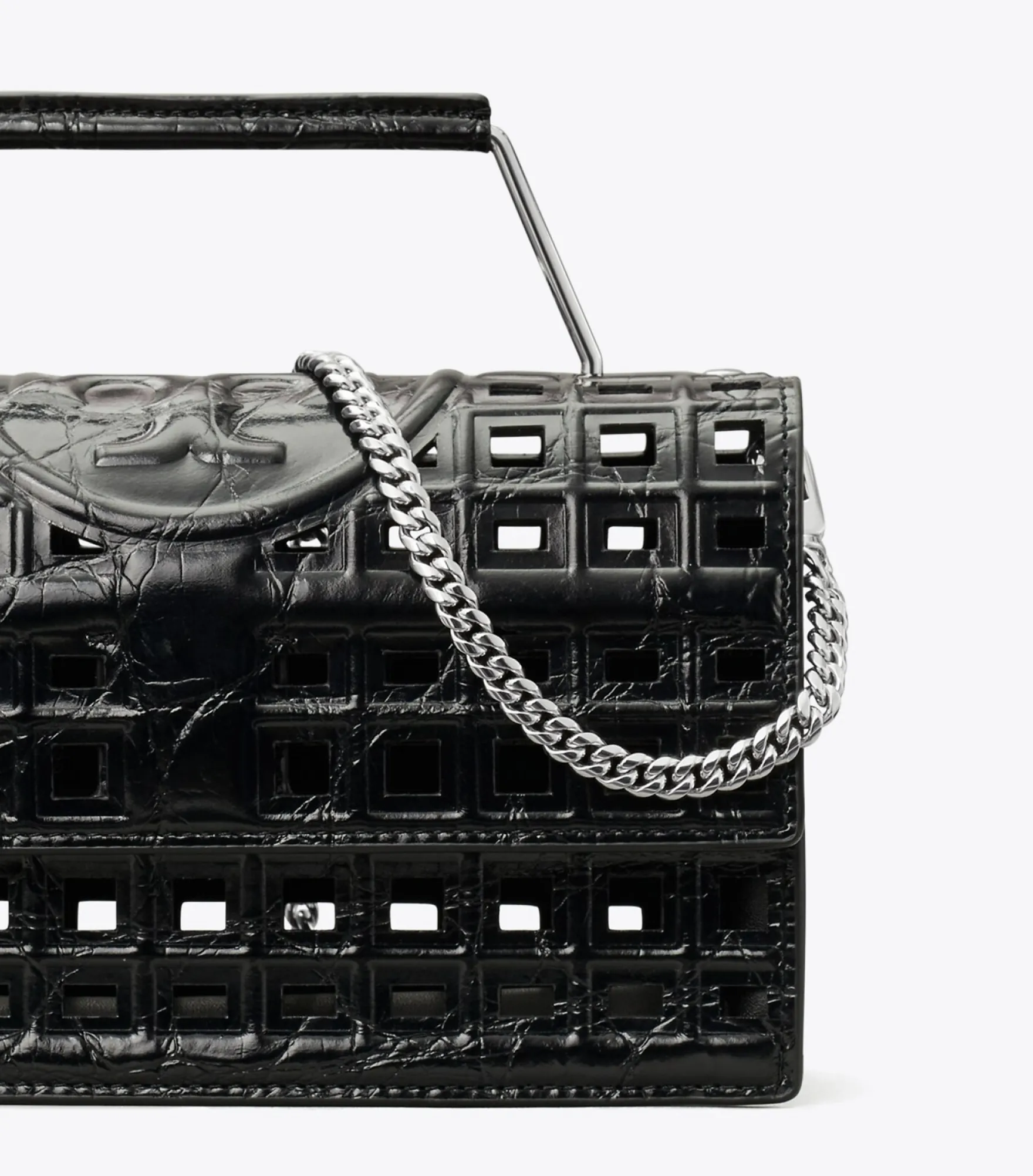 SMALL FLEMING CAGE SHOULDER BAG