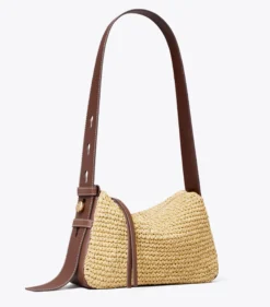 SMALL ROMY WOVEN SHOULDER BAG