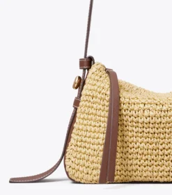 SMALL ROMY WOVEN SHOULDER BAG