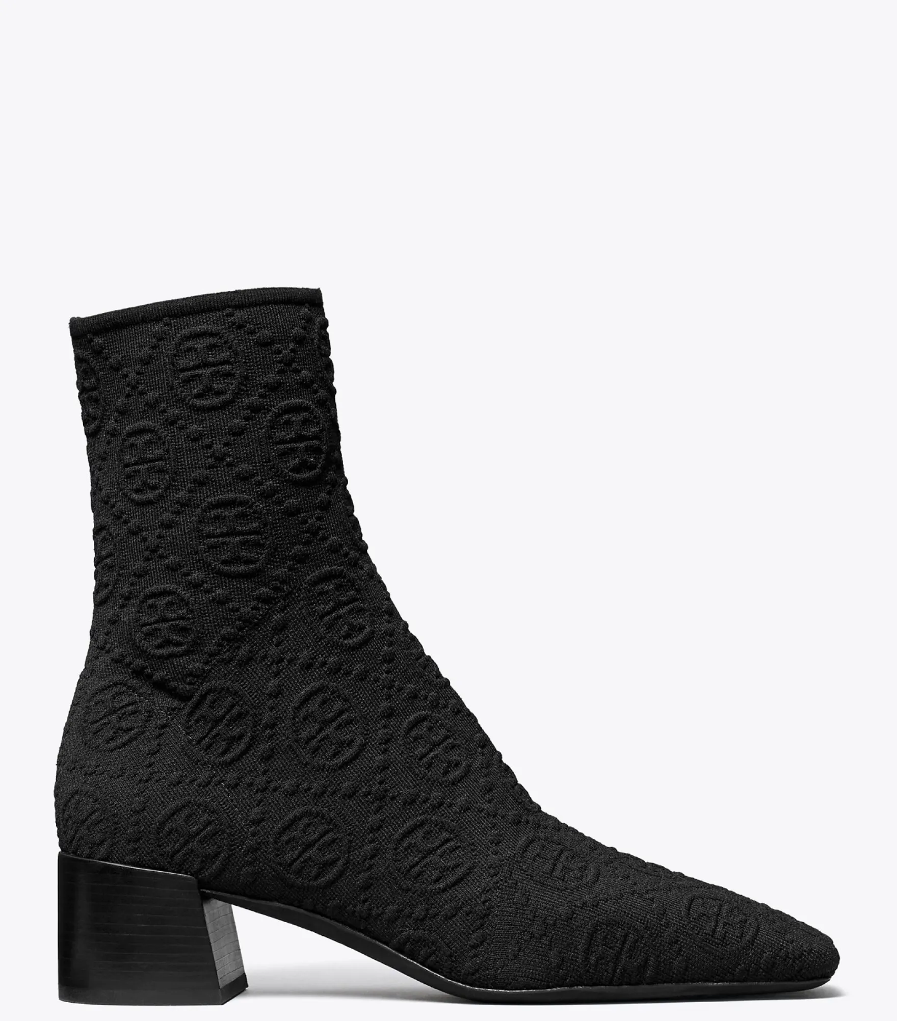 STIEFELETTE MIT T-MONOGRAMM UND STRETCH