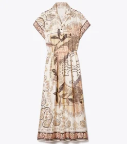 TAILLIERTES HEMDKLEID AUS SEIDE