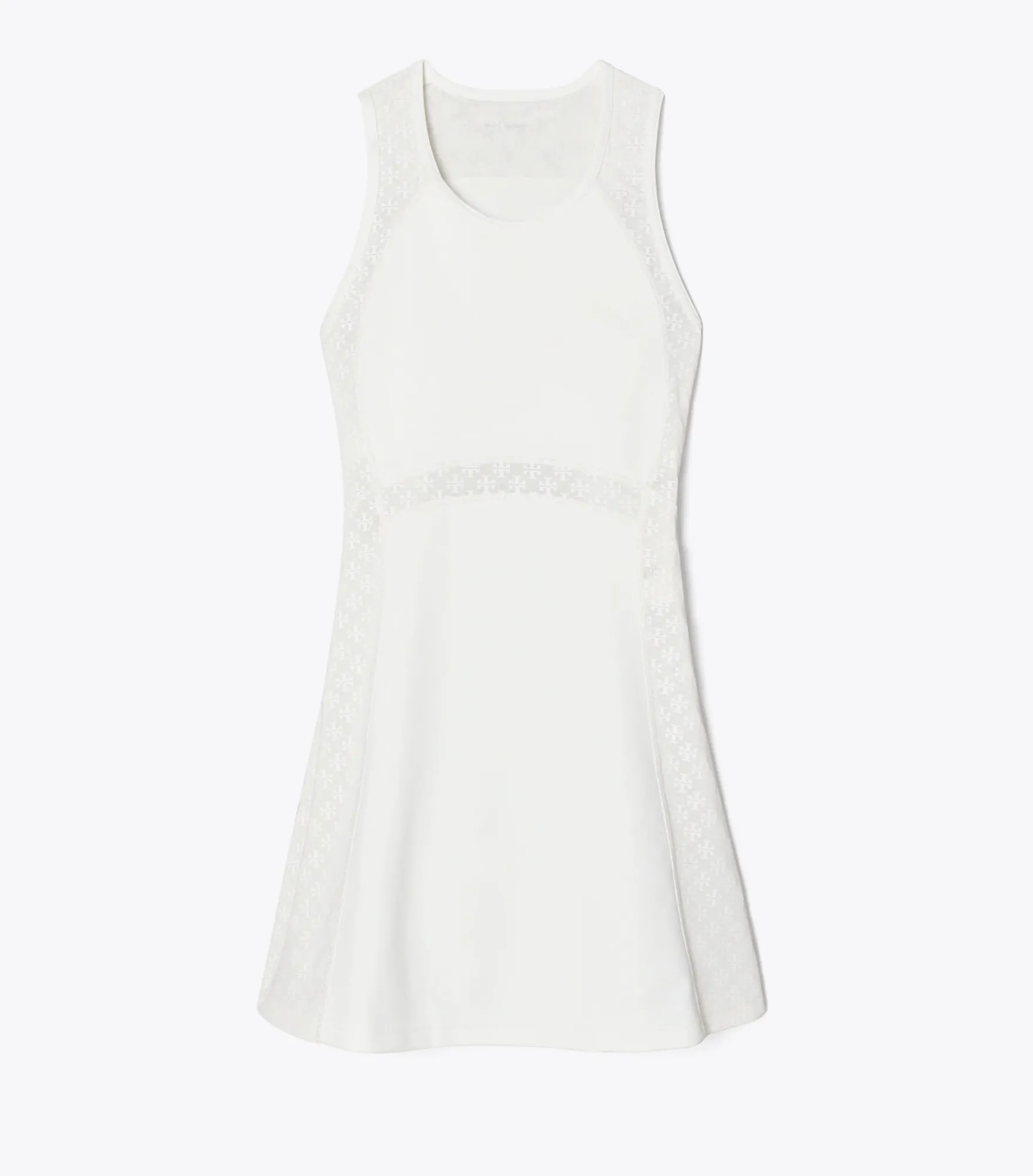 TANKKLEID AUS MESH MIT T-MONOGRAMM
