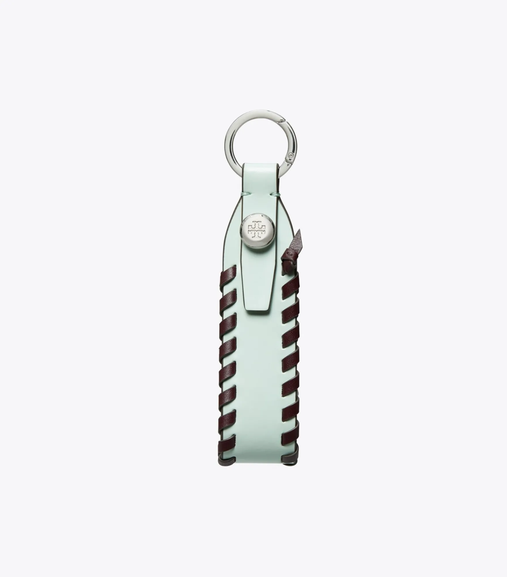 TASCHENANHÄNGER MIT GEWEBTEM LEDER