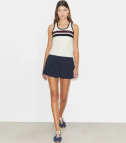 TENNIS-TANKTOP MIT DOPPELSTREIFEN