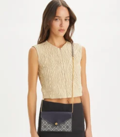 T MONOGRAM ENVELOPE CROSSBODY