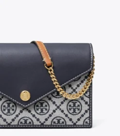 T MONOGRAM ENVELOPE CROSSBODY