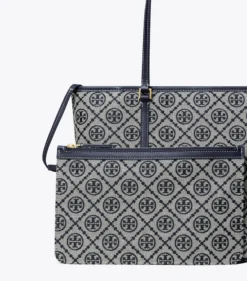T MONOGRAM SMALL ZIP TOTE