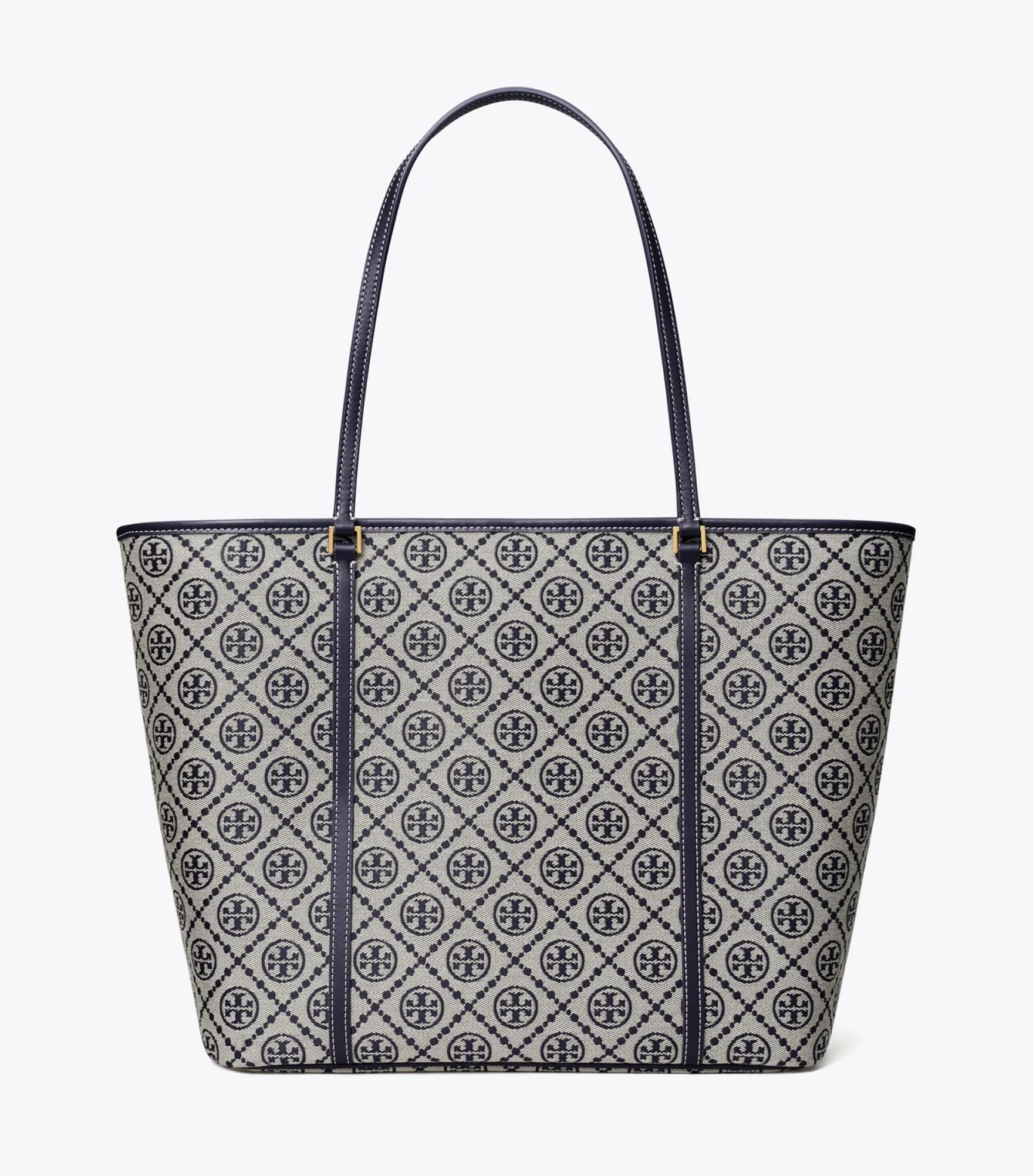 T MONOGRAM ZIP TOTE