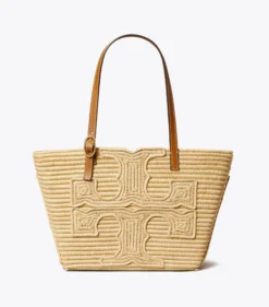 TORY BURCH X DOUM FOR WOMEN SMALL ELLA RAFFIA TOTE