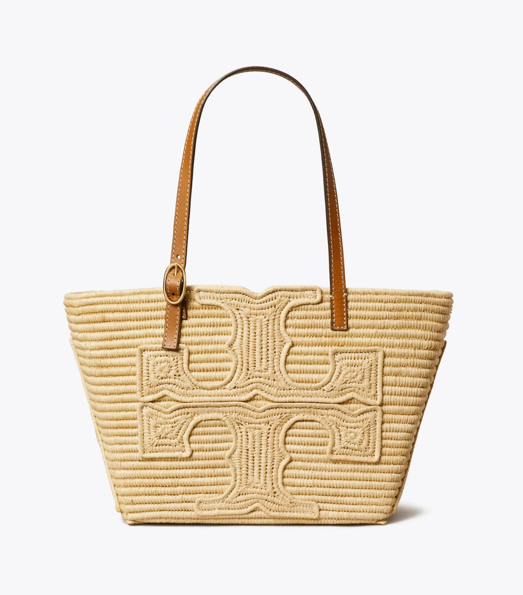 TORY BURCH X DOUM FOR WOMEN SMALL ELLA RAFFIA TOTE