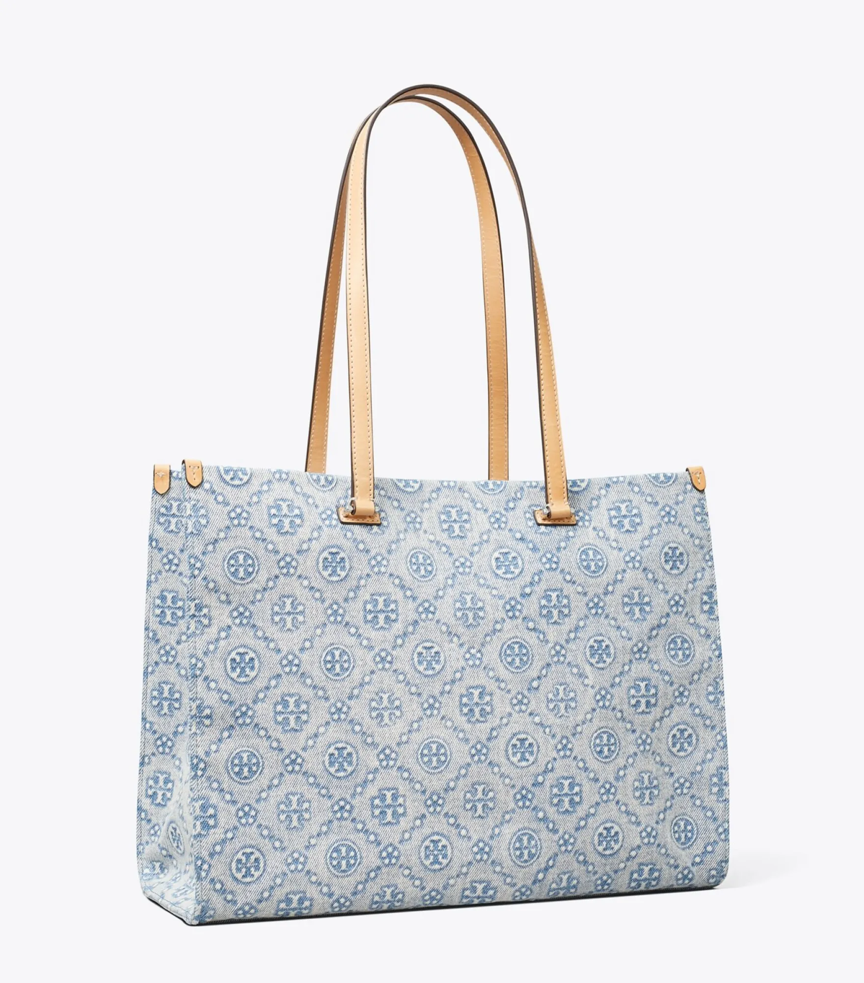 TOTE BAG AUS DENIM MIT T-MONOGRAMM