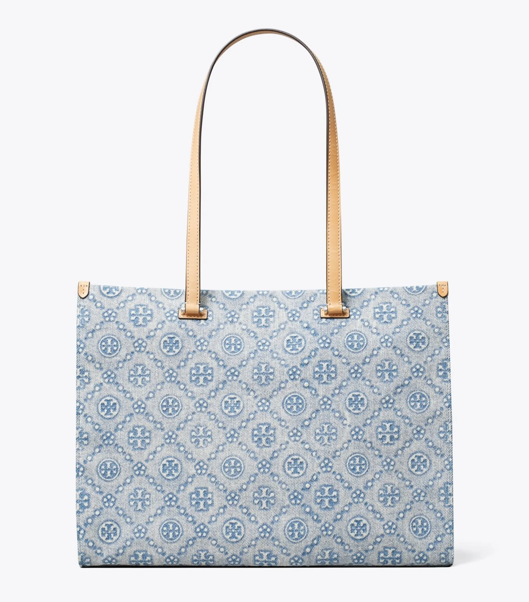 TOTE BAG AUS DENIM MIT T-MONOGRAMM