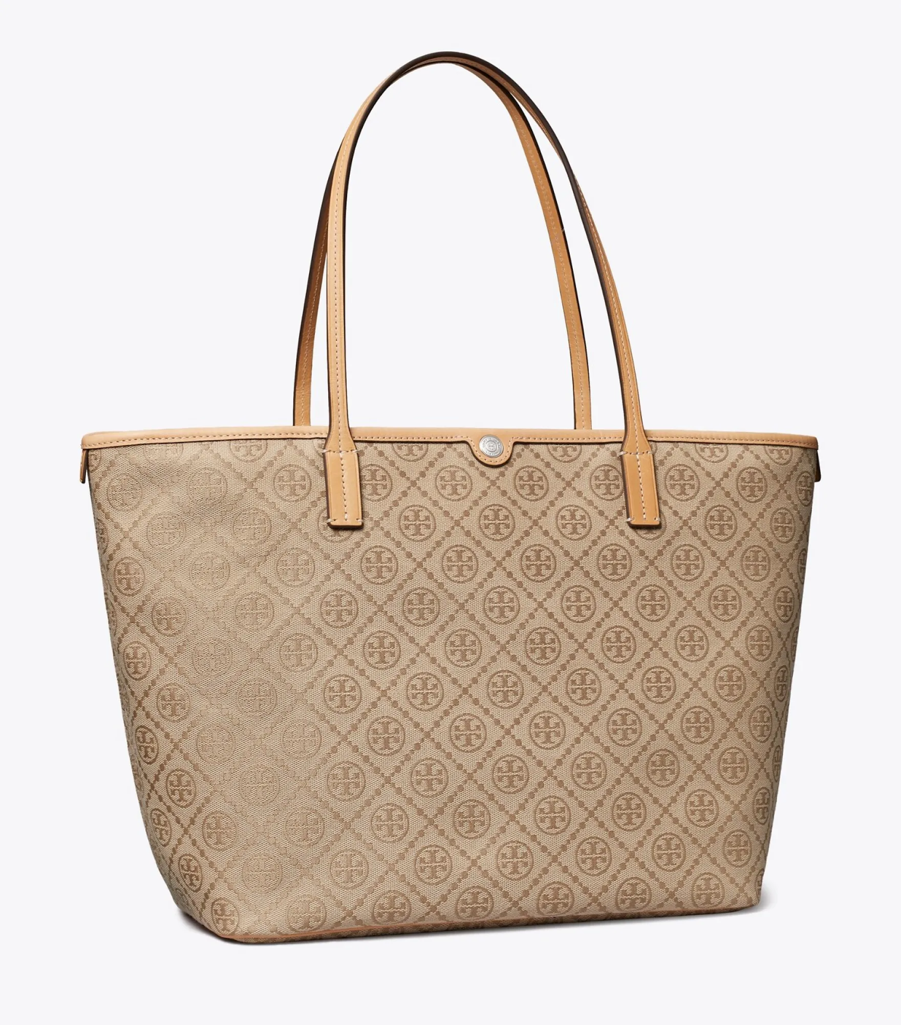 TOTE BAG MIT T-MONOGRAMM UND REISSVERSCHLUSS