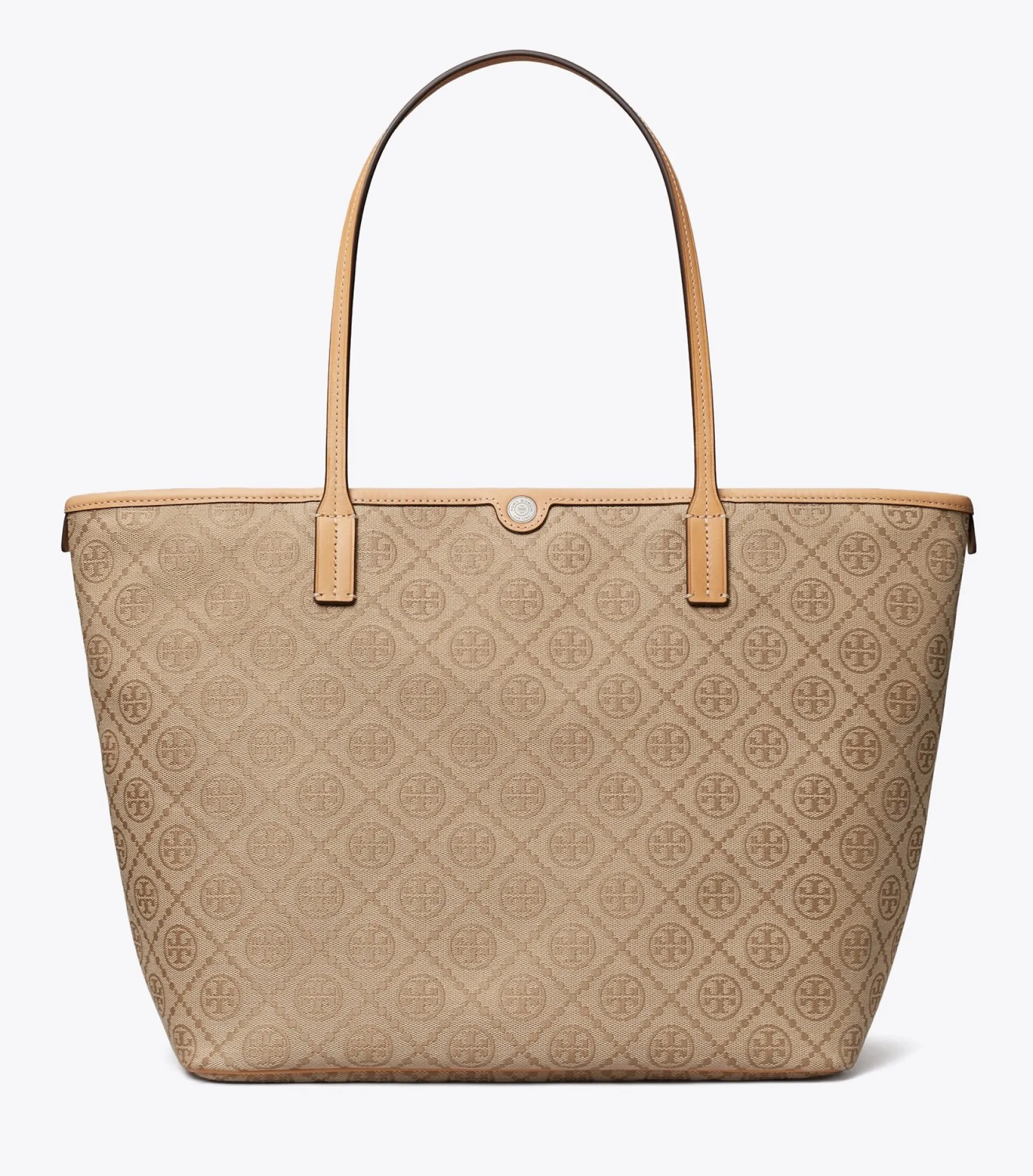 TOTE BAG MIT T-MONOGRAMM UND REISSVERSCHLUSS