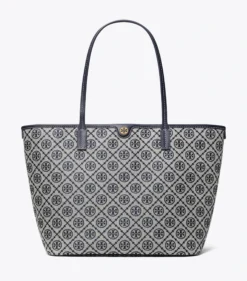 TOTE BAG MIT T-MONOGRAMM UND REISSVERSCHLUSS