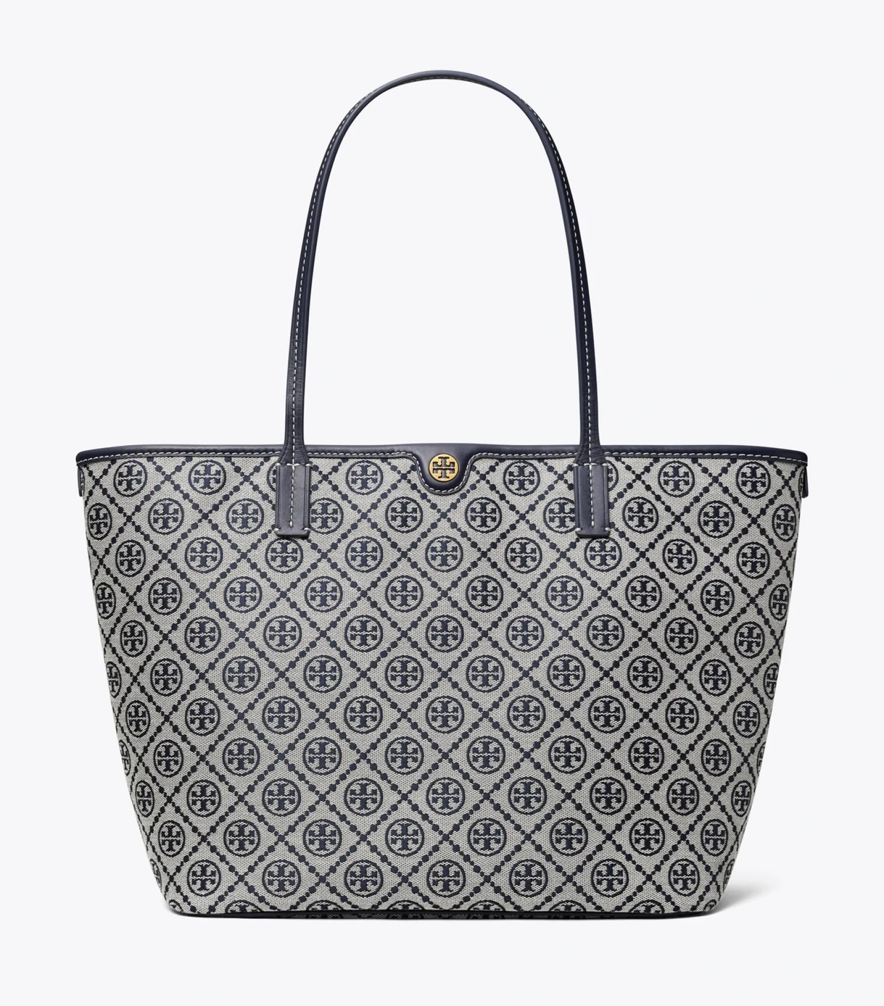 TOTE BAG MIT T-MONOGRAMM UND REISSVERSCHLUSS