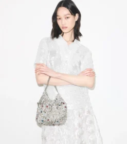 VERZIERTE MINI FLEMING HOBO BAG