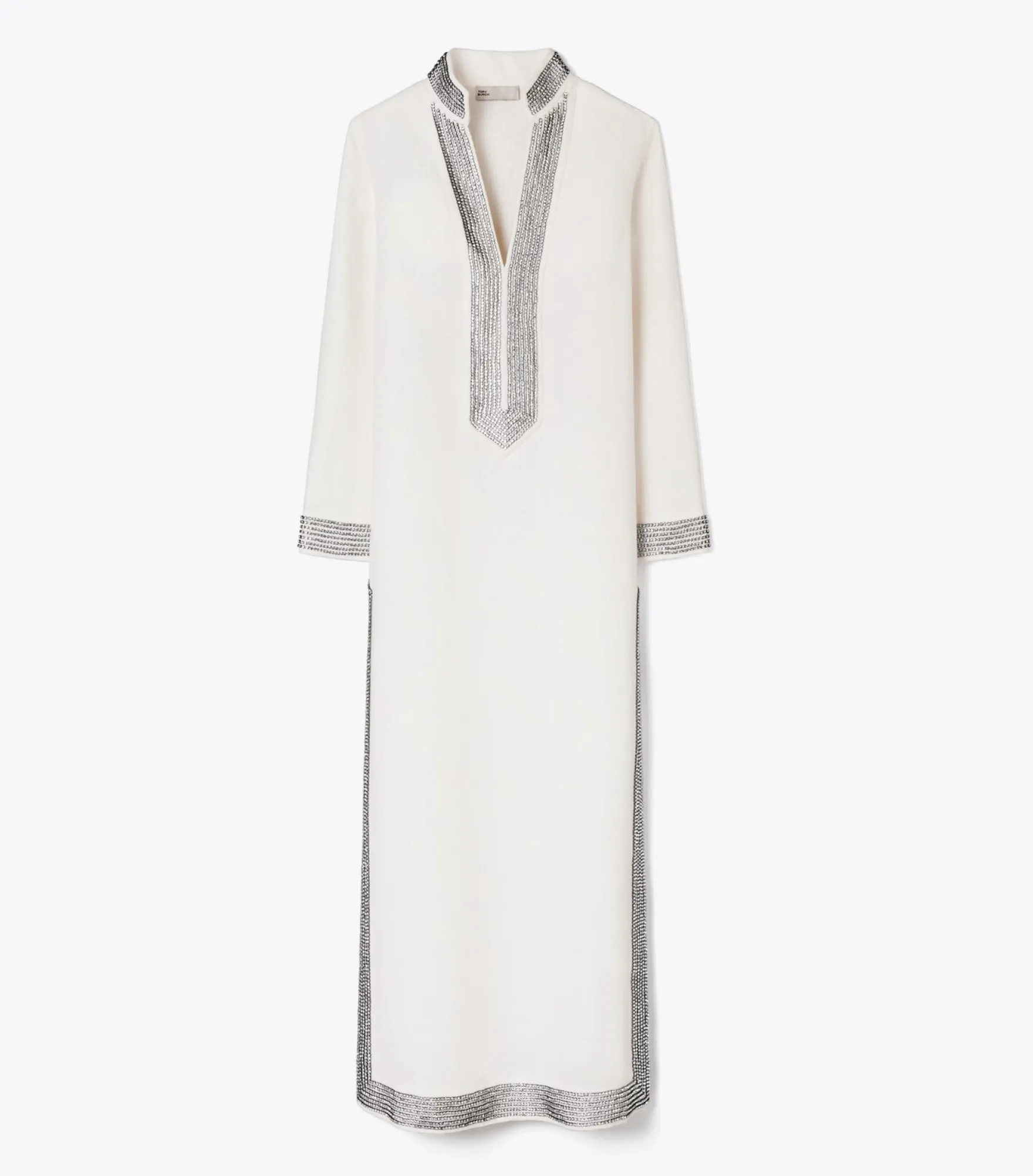 VERZIERTER LEINENKAFTAN