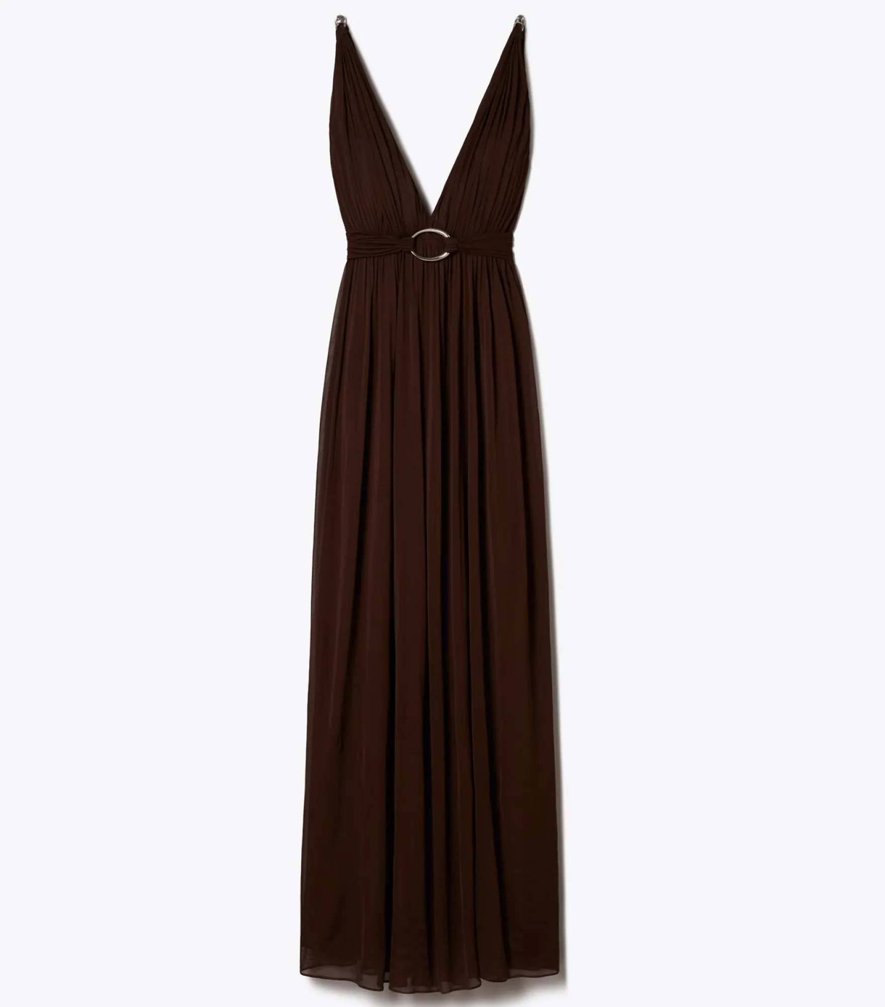 VISKOSEKLEID MIT V-AUSSCHNITT