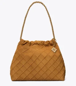 WEICHE FLEMING WILDLEDERTASCHE MIT TUNNELZUG