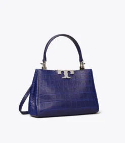 WEICHE MINI ELEANOR HENKELTASCHE MIT KROKOPRÄGUNG