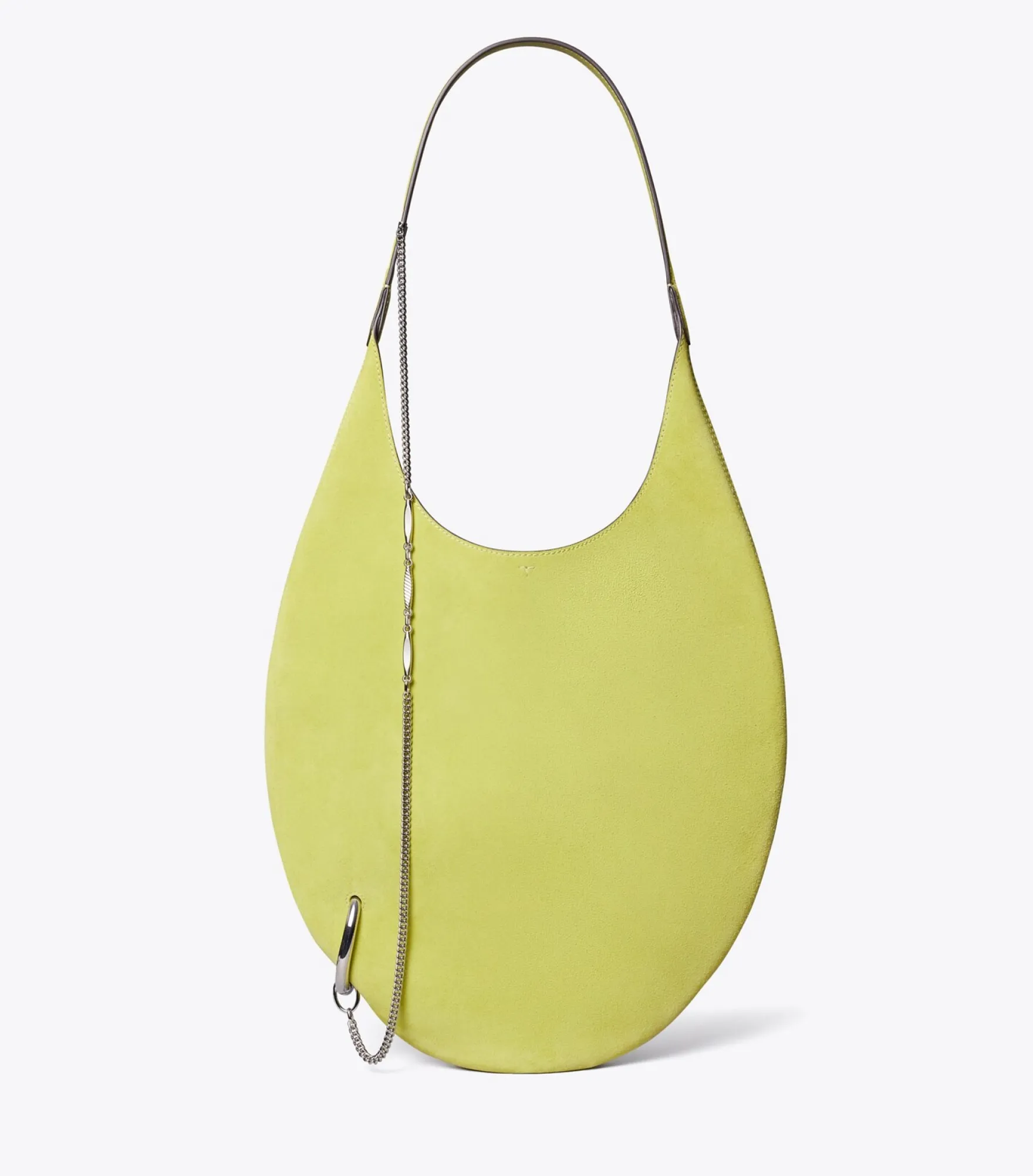 WEICHE WILDLEDERTASCHE MIT PIERCINGDETAIL