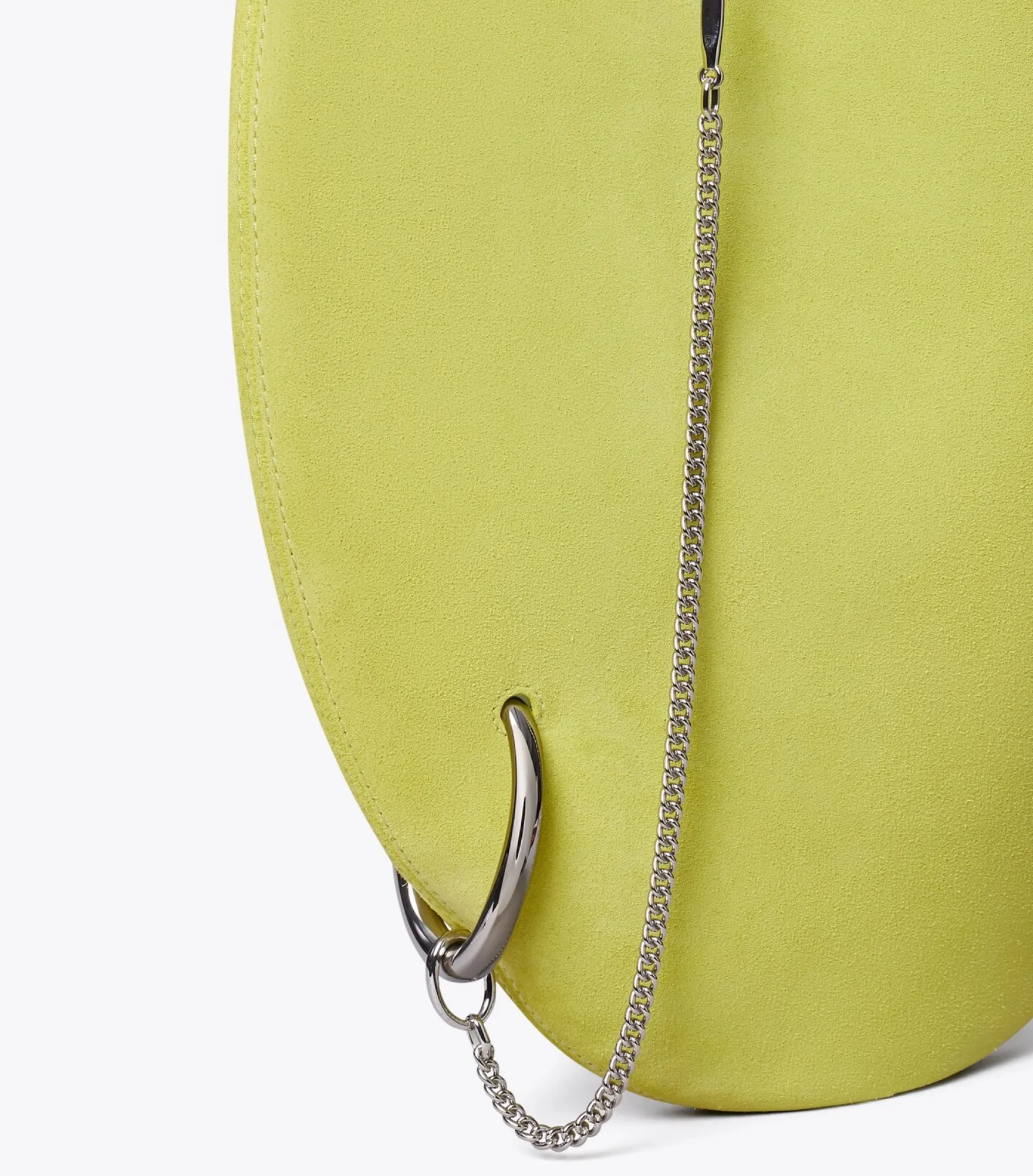 WEICHE WILDLEDERTASCHE MIT PIERCINGDETAIL